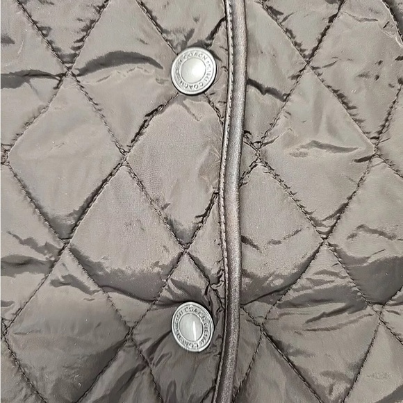 Coach Brown Quilted Nylon Puffer Lightweight Jacket Coat Women's Size XLarge - Picture 5 of 12